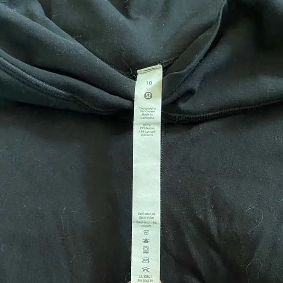 lululemon athletica Black Track Pants - Picture 2 of 3